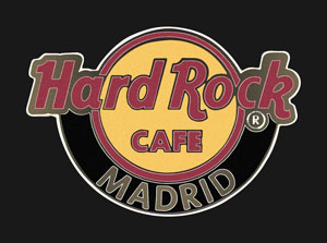 Hard Rock Cafe Madrid Classic Logo Pin