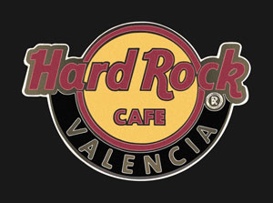 Hard Rock Cafe Valencia Classic Logo Pin