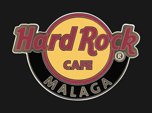 Hard Rock Cafe Malaga Classic Logo Pin