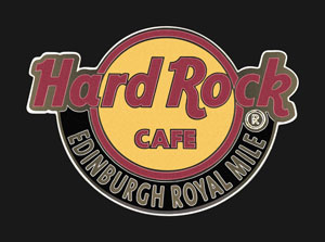 Hard Rock Cafe Edinburgh Royal Mile Classic Logo Pin