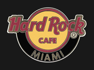 Hard Rock Cafe Miami Classic Logo Pin
