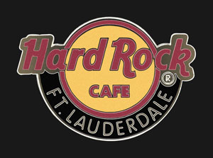 Hard Rock Cafe Ft. Lauderdale Classic Logo Pin