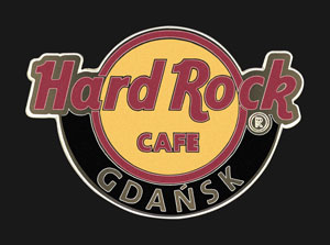 Hard Rock Cafe Gdansk Classic Logo Pin