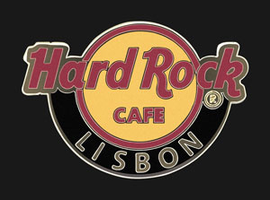 Hard Rock Cafe Lisbon Classic Logo Pin